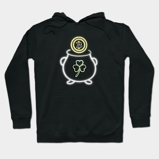 St Patrick Day Shine of Bitcoin Hoodie